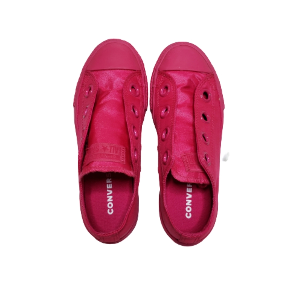 Converse All Star Hot Pink Sneakers Satin size 2